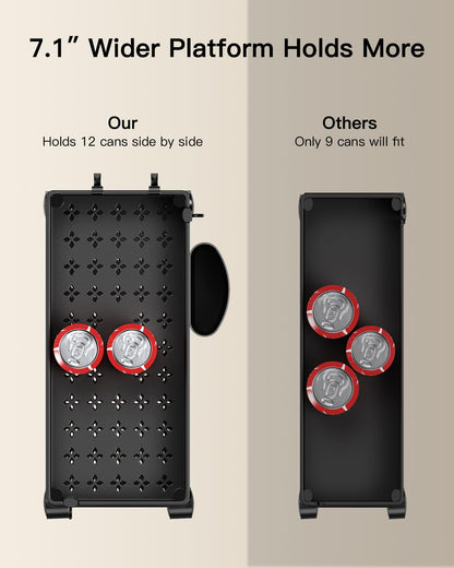 Slim Storage Cart with Wheels, Bathroom Cart Organizer Bathroom Storage Small, Rolling Cart for Bathroom, Laundry Room, Kitchen, Narrow Space, Black PIUC04