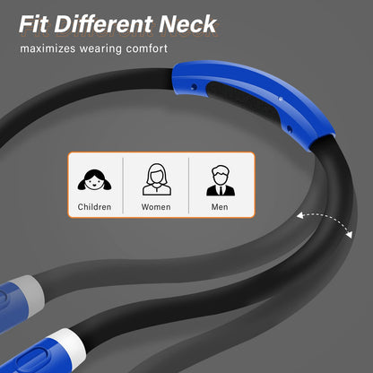 Rechargeable LED Neck Reading Light, Book Lights for Reading in Bed, 3 Brightness Levels, Flexible Soft Silicone Arms Comfortable Wear, Long Lasting. Great for Readers, Craft & Knitting