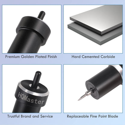 Deep Cut Blade and Holder Compatible with Explore 3/Air 2/Air/One/Maker 3/Maker Cutting Machine Replacement Blades for Glitter Vinyl, Cardstock, Adhesive Foil, Vellum