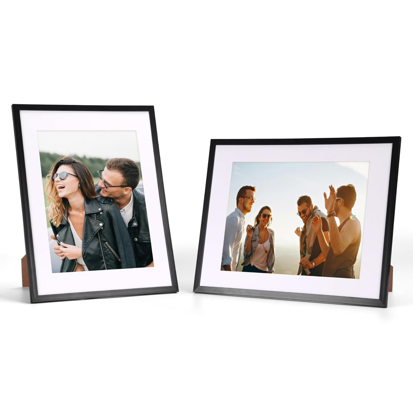 11x14 Black Picture Frame, Display Certificate Document Pictures 8.5x11 with Mat or 11x14 Without Mat, 1 Pack 11 by 14 Frame for Wall Hanging and Table