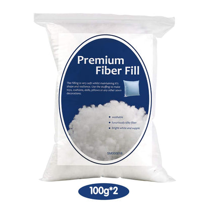 7oz Stuffing for Stuffed Animals, Stuffing for Crafts Crochet Stuffing,Stuffing for Crochet, Polyester Fiber Fill Resilience for Fill Fiber Animal Stuffing