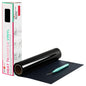 Black HTV Heat Transfer Vinyl Rolls - 12" x 20ft Black Iron on Vinyl for Shirts, Iron on for All Cutter Machine - Easy to Cut & Weed for Craft Heat Vinyl Design