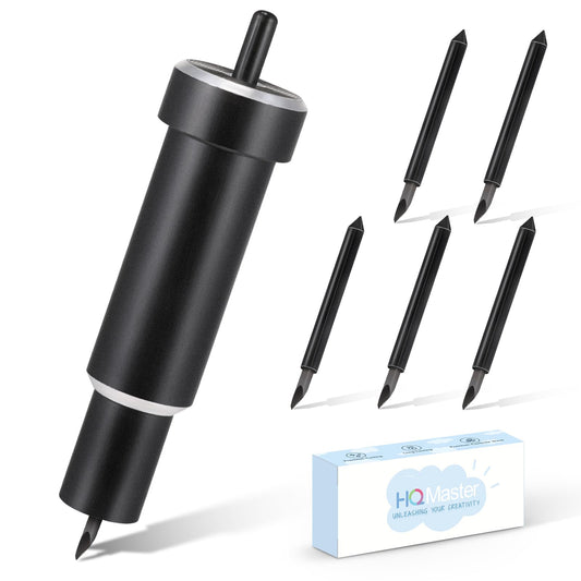 Deep Cut Blade and Holder Compatible with Explore 3/Air 2/Air/One/Maker 3/Maker Cutting Machine Replacement Blades for Glitter Vinyl, Cardstock, Adhesive Foil, Vellum