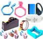 Sublimation Blanks Tumbler Clamp Tool, Perfect Tumbler Clamp for 20 Oz Sublimation Blanks, Perfect Clamp Grip Tool(Blue,Pink), Heat Tape for Sublimation, Heat Tape Dispenser Sublimation Kits