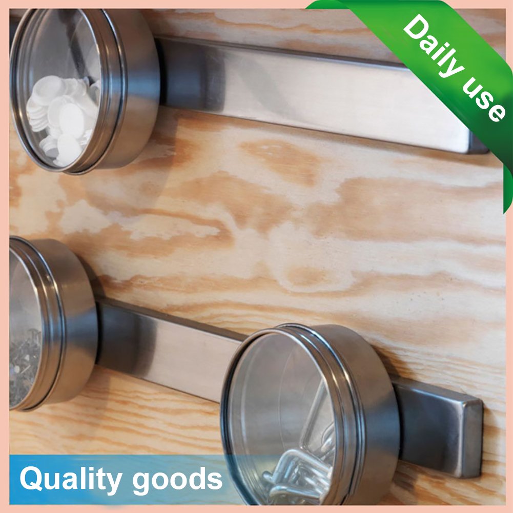 Strong Rare Earth Neodymium Magnets, Heavy Duty Bar Magnets with Double-Sided Adhesive, Powerful Pull Force, Perfect for Fridge, Garage, Kitchen, Science, Craft, Office, DIY 60x10x3mm 6pack