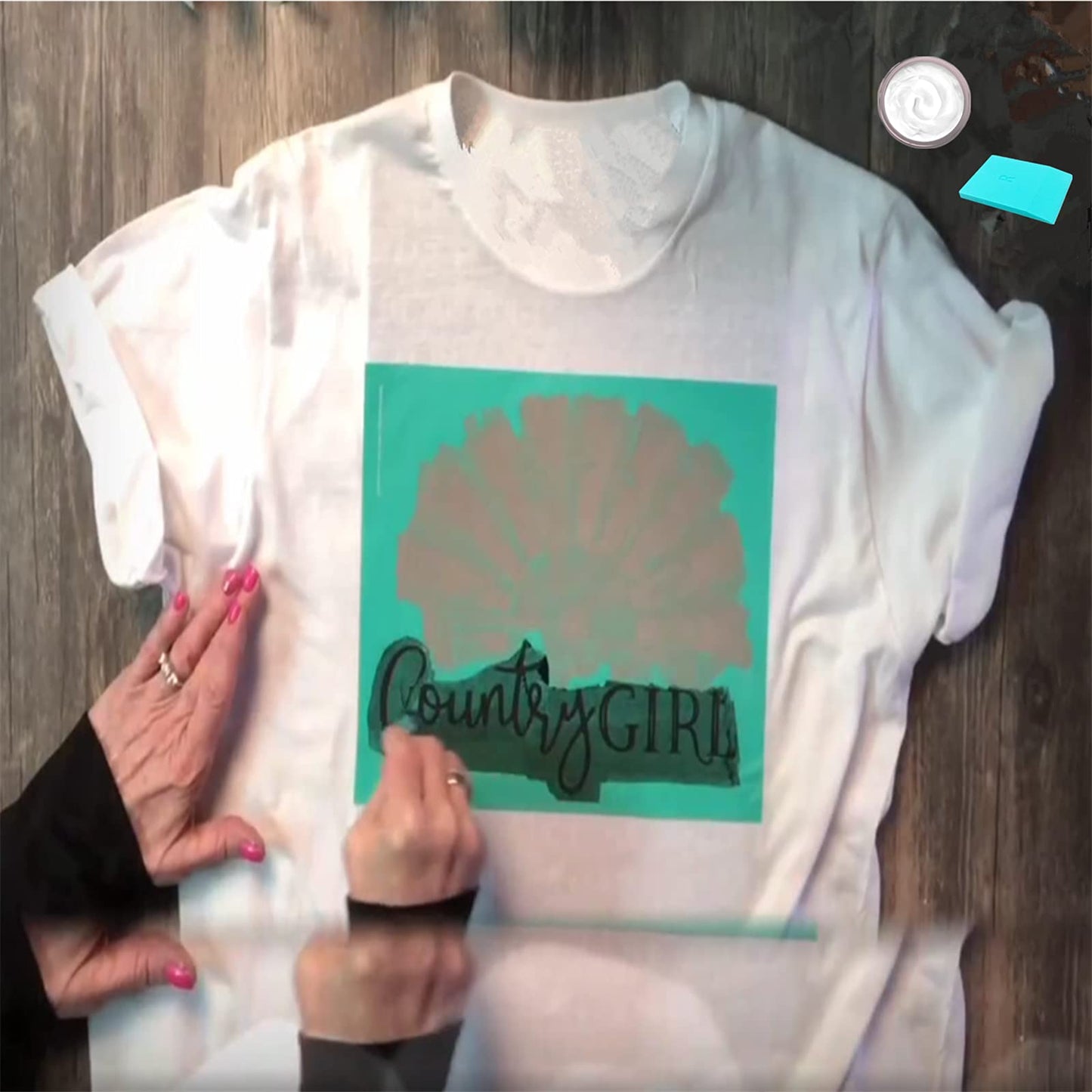 8 Packs Screen Printing Squeegee Chalk Paste Tool Set, Self Adhesive Stencils Rubber Squeegee Mini Squeegee, Rubber Paint Stir Sticks for Chalk Paste Paint or Ink for Silk Screen Stencils