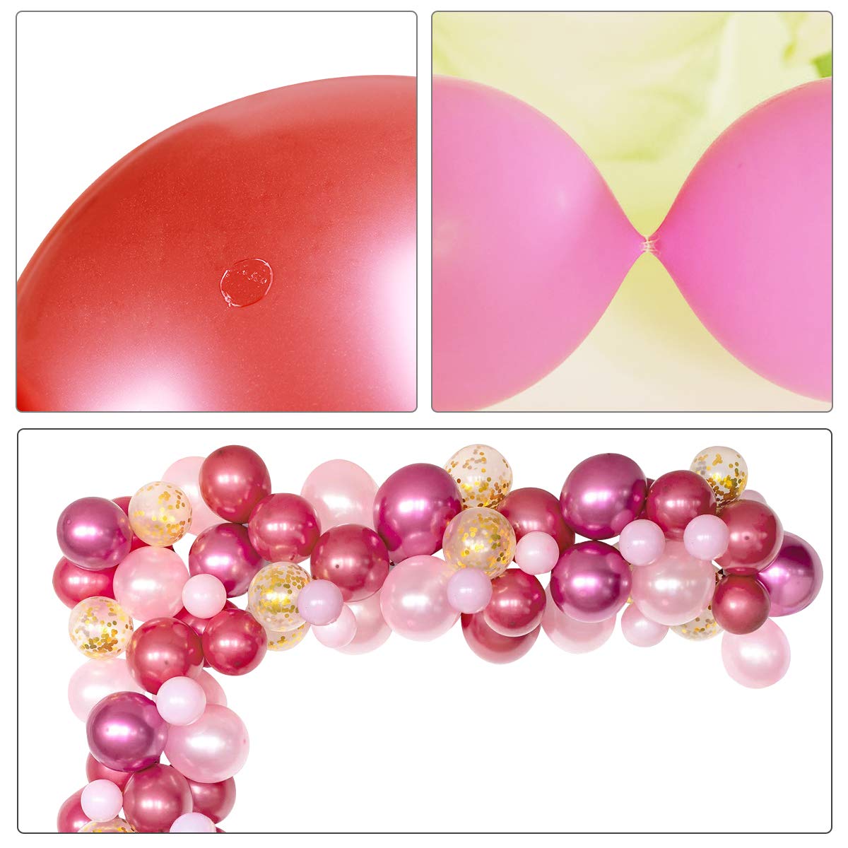 1000pcs Glue Point Clear Balloon Glue Removable Adhesive Dots Double Sided Dots of Glue Tape for Balloons Craft Glue Points Dots Sticky Dots or Wedding Decoration