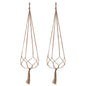 2 Pack 48 Inches Large Macrame Plant Hanger Rope to Hang Flower Pot Plant Holder for Indoor Outdoor Decorations, 4 Legs