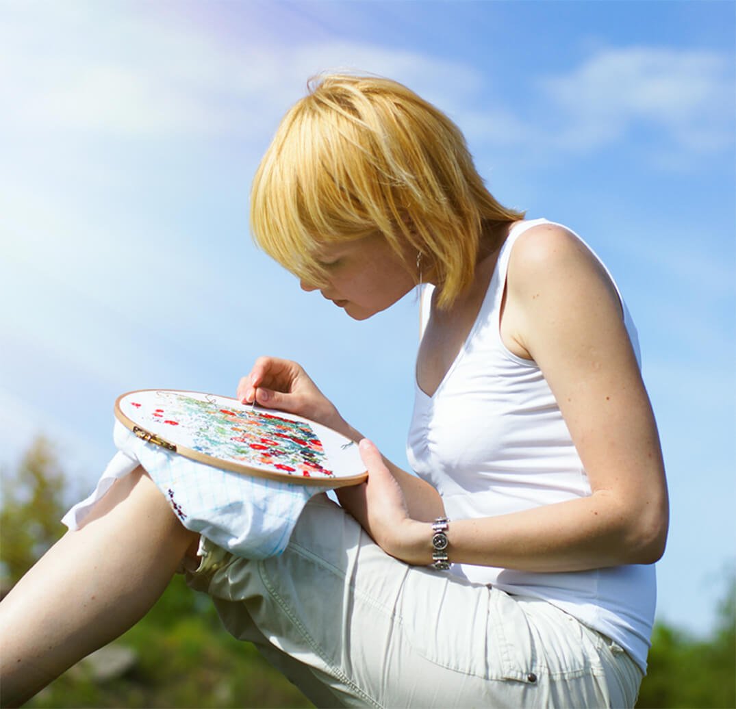 124 Skeins Embroidery Floss Cross Stitch Thread with Needles