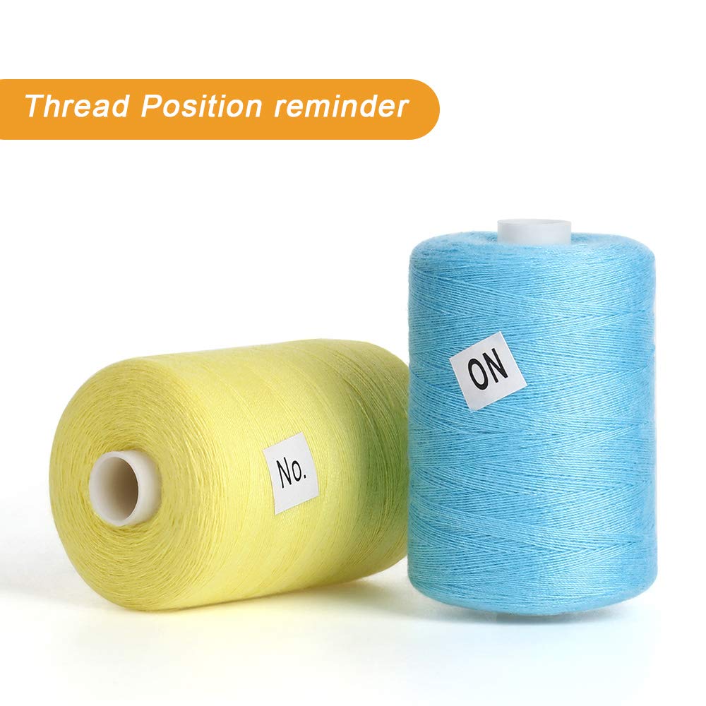 Sewing Thread Sets - 24-Color Mixed Cotton, 1000 Yards for Sewing Machine, DIY Projects