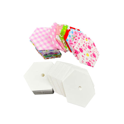 400pcs 1 Inch Paper Piecing for Quilting DIY Patchwork Sewing Crafts,Quilting Templates for Sewing Supplies Quilting Accessories Crafting Tools,Hexagon Paper Piecing Template