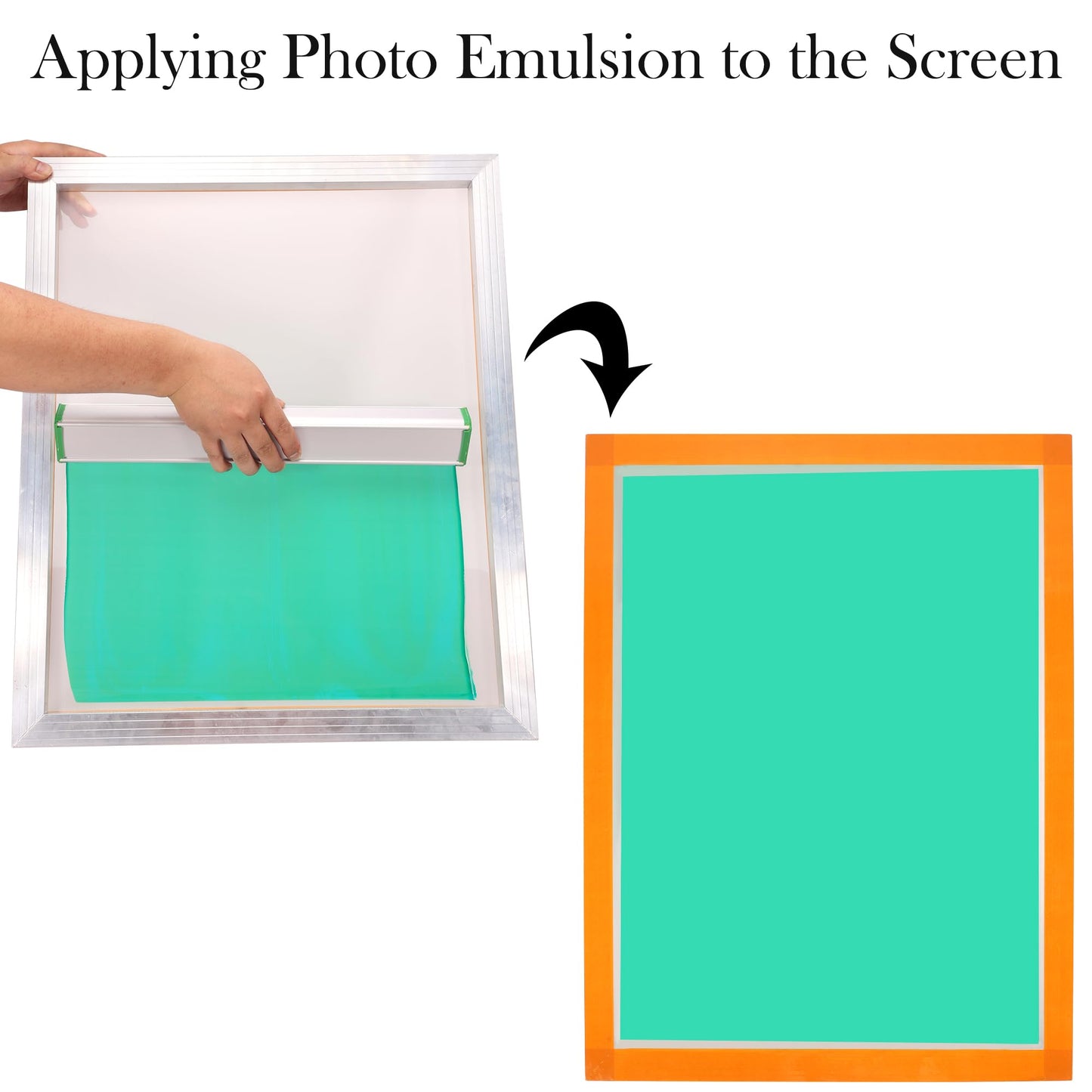 Screen Printing Photo Emulsion (8.5 oz), Diazo Sensitizer(1g), Measuring Cup, Gloves, and 5 Stir Sticks, Pre-Sensitized Photo Emulsion Screen Printing Supplies for Screen Printing and Fabric