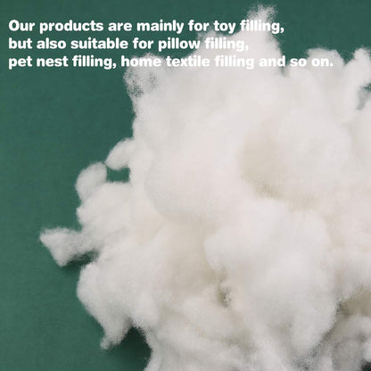 7oz Stuffing for Stuffed Animals, Stuffing for Crafts Crochet Stuffing,Stuffing for Crochet, Polyester Fiber Fill Resilience for Fill Fiber Animal Stuffing
