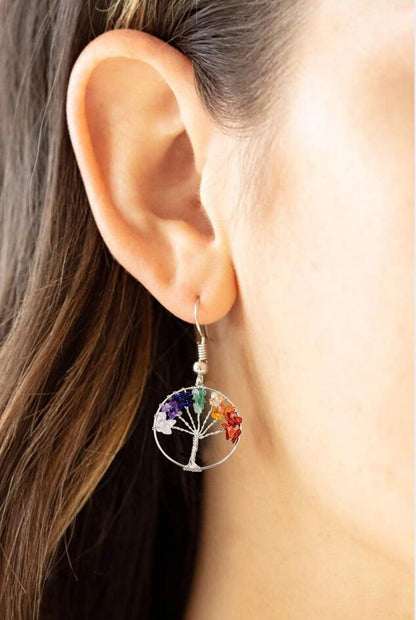 500pcs Natural Chip Stone Beads Multicolor 5mm to 8mm Irregular Gemstone Healing Crystal Loose Rocks Bead Hole Drilled DIY for Bracelet Necklace Earrings Jewelry Christmas Making Craft