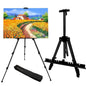 Easel Stand for Sign and Painting: Art Portable Adjustable Metal Tripod Easels for Display Height from 17 to 66 Inch -Canvas Stand for Table-Top/Floor Paint for Artists Adult Holder or Teen
