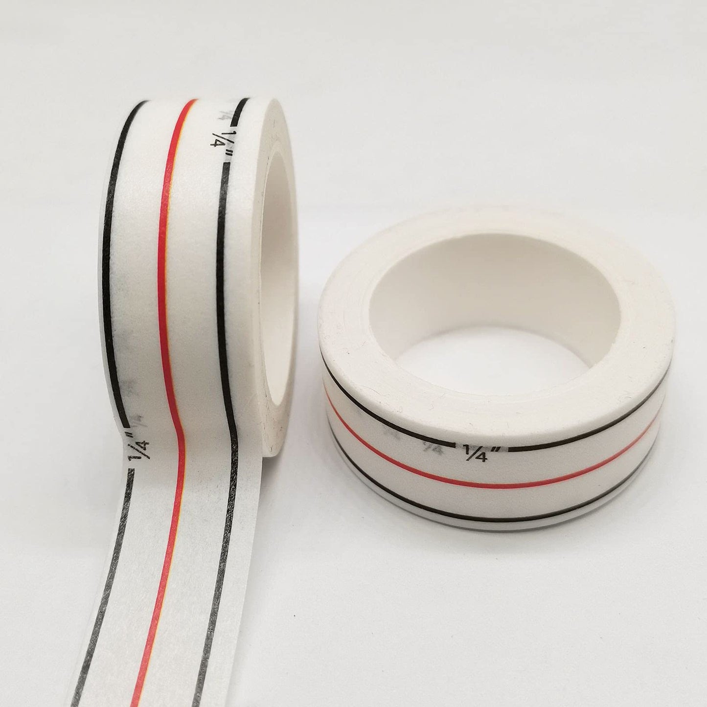 Diagonal Seam Tapes Sewing Basting Tape for Sewing Straight Diagonal Seams Instruction Tool Seamingly Accurate Seam Guide for Sewing Machines (2 Rolls)