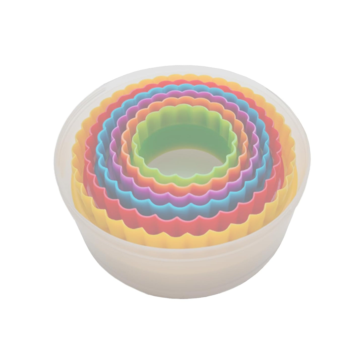 Cookie Cutter Set - 6 PCS Perfect for Baking Unique Flower, Round, and Circle Cookies