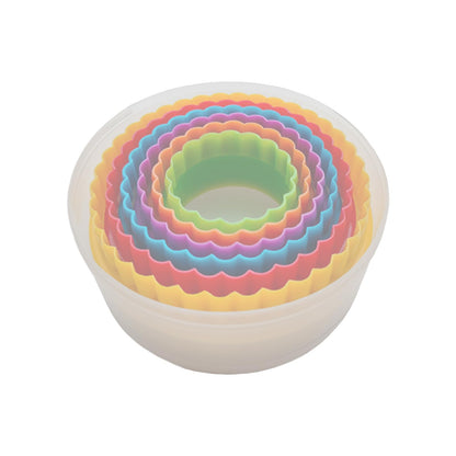 Cookie Cutter Set - 6 PCS Perfect for Baking Unique Flower, Round, and Circle Cookies