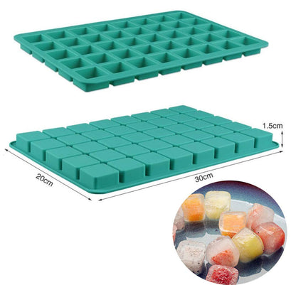 2 Pack 40-Cavity Square Caramel Candy Silicone Molds,Chocolate Forf Truffles, Fat Bombs Keto Snacks, Whiskey Ice Cube Tray,Grid Fondant Mould,Hard Candy Pralines Gummy Jelly Mold