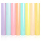 Pastel Iron on Vinyl Boho Heat Transfer Vinyl Bundle 12 X 10 in, 8 Assorted Pastel HTV for T-Shirts,Garment, Easy to Cut & Transfer