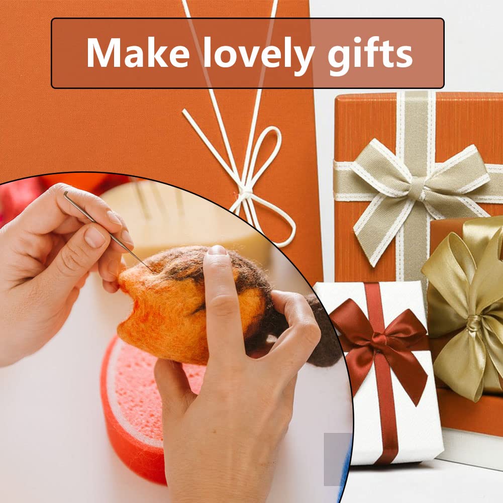 74 Pcs Needles Wool Felting Needles Tools Needle Felting Supplies Felting Tools Needle Felting Tool with 3 Sizes Felting Needles for Beginner Professional