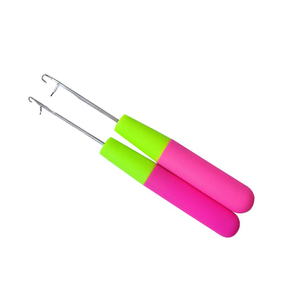 5 Different Sizes Latch Hook Crochet Needle Set Hair Crochet Hook Tools for Hair Braiding, Scarf & Rug Making and Crafts DIY