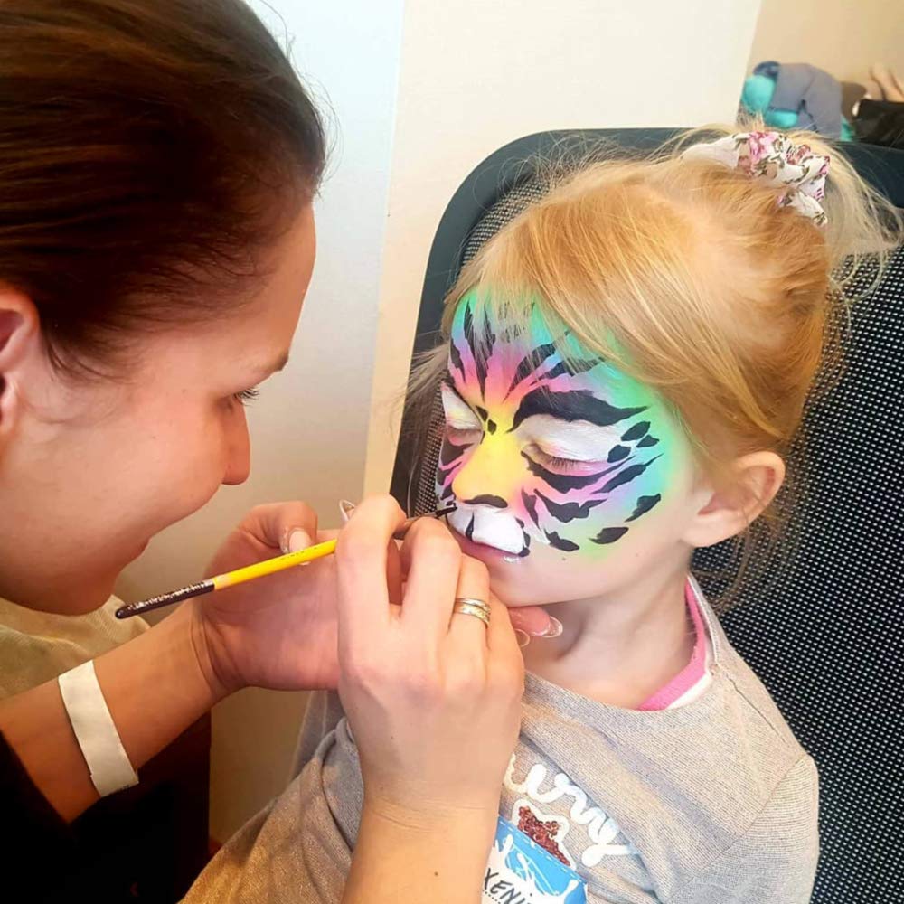 Face Body Paint Oil, Professional 15 Colors FX Makeup Palette- Non Toxic Hypoallergenic Safe Facepaint for Halloween, Cosplay Costumes, Parties and Festivals