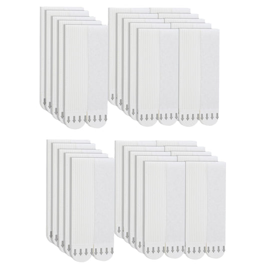 Medium Picture Hanging Strips Heavy Duty, 20-Pairs(40 Strips) Sticky Picture Hangers for Walls No Damage Wall Picture Hangers Without Nails Refill Adhesive Poster Strips (Medium-20 Pairs)