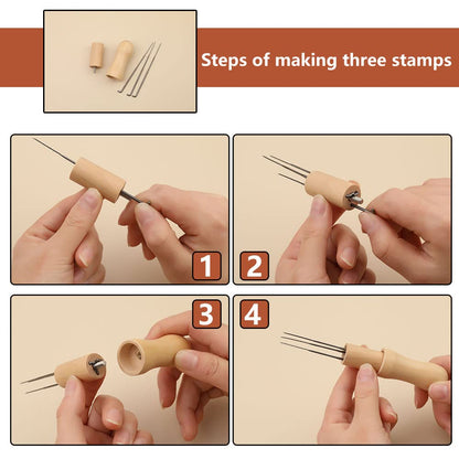 74 Pcs Needles Wool Felting Needles Tools Needle Felting Supplies Felting Tools Needle Felting Tool with 3 Sizes Felting Needles for Beginner Professional