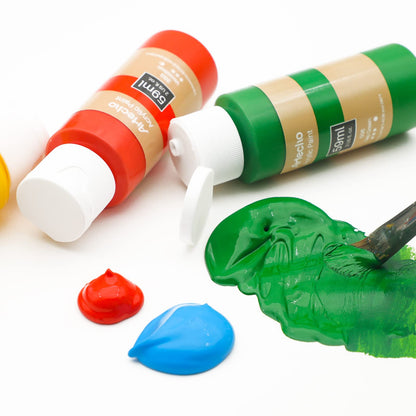 Acrylic Paint Set - 24 Colors, 2oz/59ml, Art Craft Paint for Canvas, Rocks, Wood, Fabric and Ceramic, Non-Toxic, Suitable for Artists, Students, Beginners and Adults