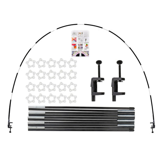 13ft Table Balloon Arch Kit, Balloon Arch Stand Frame for Different Size Tables Graduation Wedding Birthday Baby Shower Party Decorations(Black)