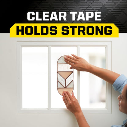 Mount Multi-Purpose Gel Tape, Double-Sided Tape for Heavy Duty Applications, Removable Mounting Tape, Nano Tape, Water-Resistant Clear Mounting Tape, Holds up to 20 lbs, 1-Pack