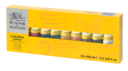 Acrylic Paint, 10 x 60ml (2--oz) Tube Paint Set