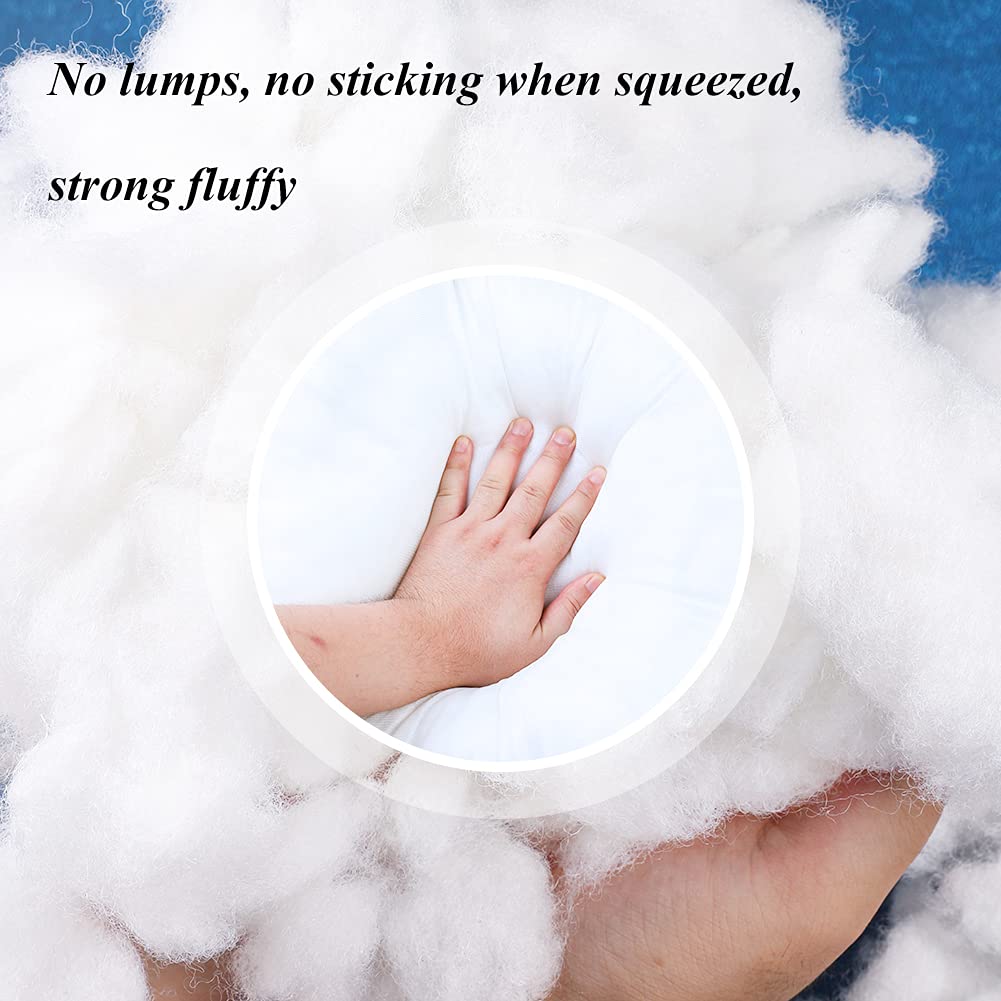 3.5oz Premium Polyester Fiber Fill, High Resilience Fiberfill Stuffing for Craft, Crochet Animals, Crochet Stuffing, Cotton Stuffing, Recyclable