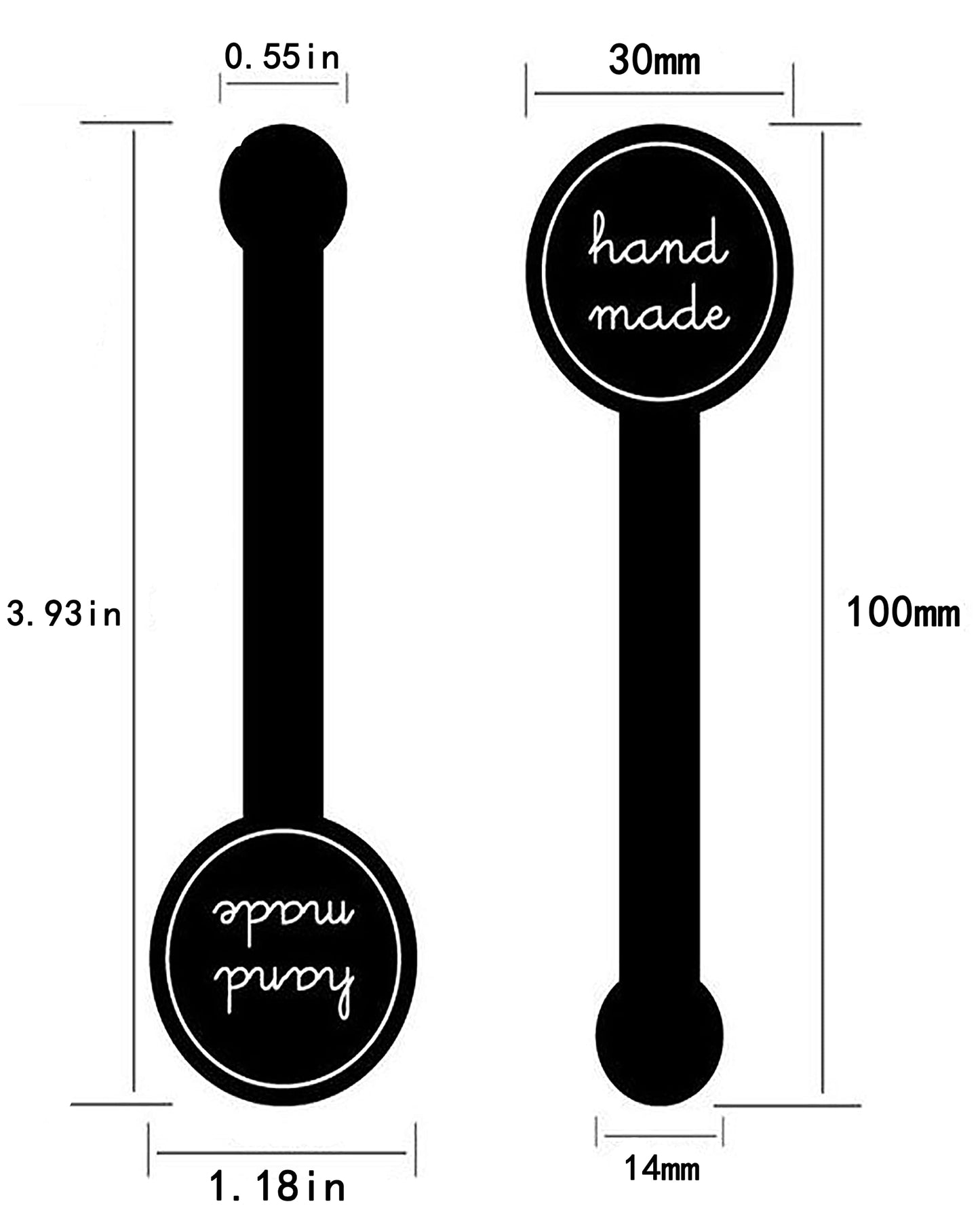 100 pcs./Pack Translucent Plastic Bags for Cookie,Cake,Chocolate,Candy,Snack Wrapping Good for Bakery Party with Stickers