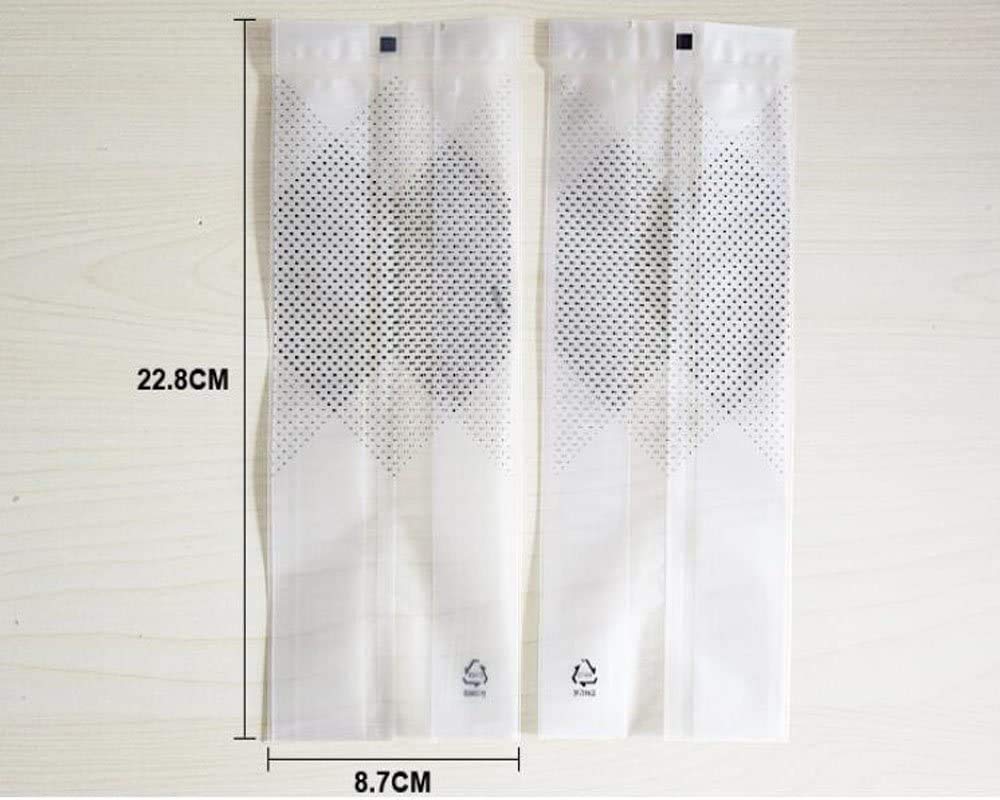 (200Pcs)100pcs Translucent Plastic Bags/Cellophane Bags with 100pcs Hand made Stickers for Cookie Cake Chocolate Candy Snack Wrapping Good for Bakery Party Supplies