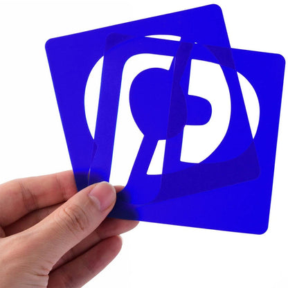 26 Pieces Alphabet Stencils Set Plastic Letter Stencils for Painting Learning, DIY Craft Decoration (3 x 3 Inches)