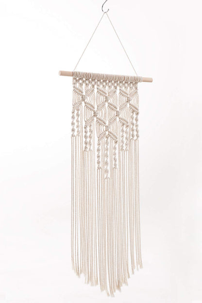 2 Pcs Macrame Wall Hanging Decor Woven Wall Art Macrame Tapestry Boho Chic Home Decoration for Apartment Bedroom Nursery Gallery,13" W×27" L and 13''W×29" L