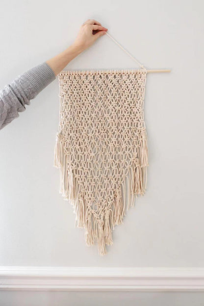 Macrame Cord 3mm x 328Yards(984Feet), Natural Cotton Macrame Rope - 3 Strands Twisted Macrame Cotton Cord for Wall Hanging, Plant Hangers, Crafts, Gift Wrapping and Wedding Decorations