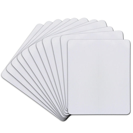 Sublimation Mouse Pad Blank Rectangular Blanks 3mm Thick for Transfer Heat Press Printing Crafts 9.4x7.9x0.12 Inches White 11pcs