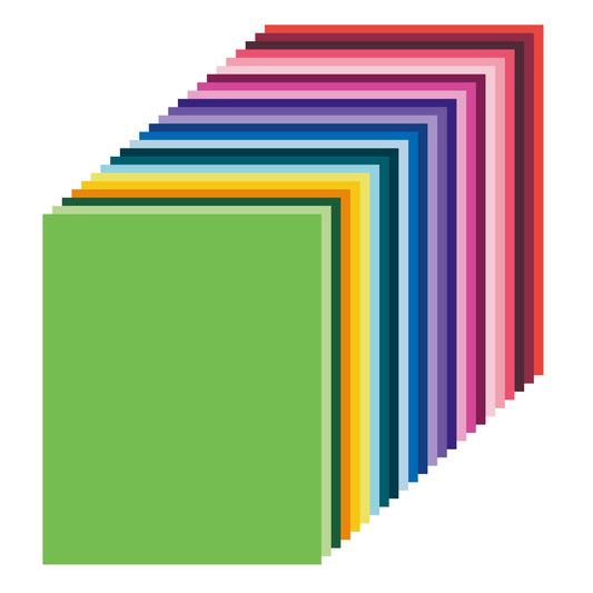 120 Sheets Colored Card Stock Printer Paper, 120 gsm 32 lb 24 Colors Pastel Construction Paper for Scrapbook School Office Printing DIY Craft (120GSM)