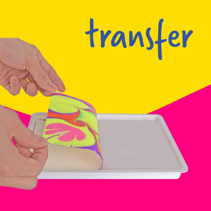 Marbling Paint Art Kit for Kids - Arts & Crafts Gifts for Girls & Boys Ages 6-12 Years Old - Craft Kits Set - Gift Ideas Activities Toys Age 6 7 8 9 10 Year Olds - Marble Painting Sets