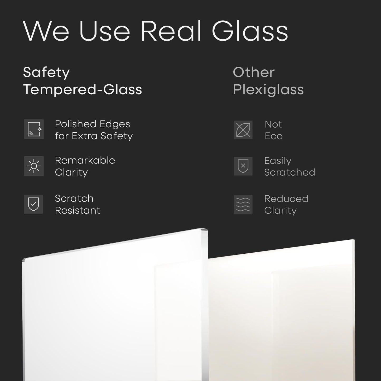 Black 12x12 Picture Frames, High End Metal 12 x 12 Square Poster Frame with Mat 10 x 10 Photo, 12x12 Black Frame Matted to 10x10 Print, 12by12 Thin Frames, Tempered Glass, Wall Kit, Set of 1