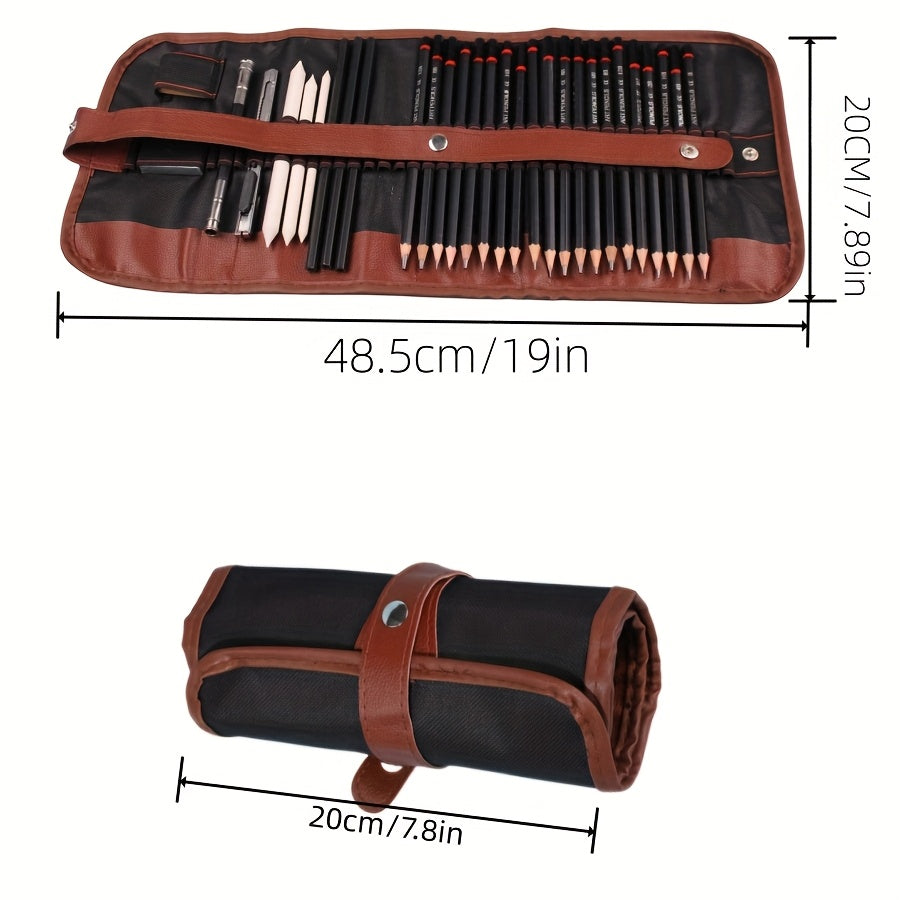 31 PCS Pencil Set, Drawing and Sketching Materials Artist Painting Art Supplies