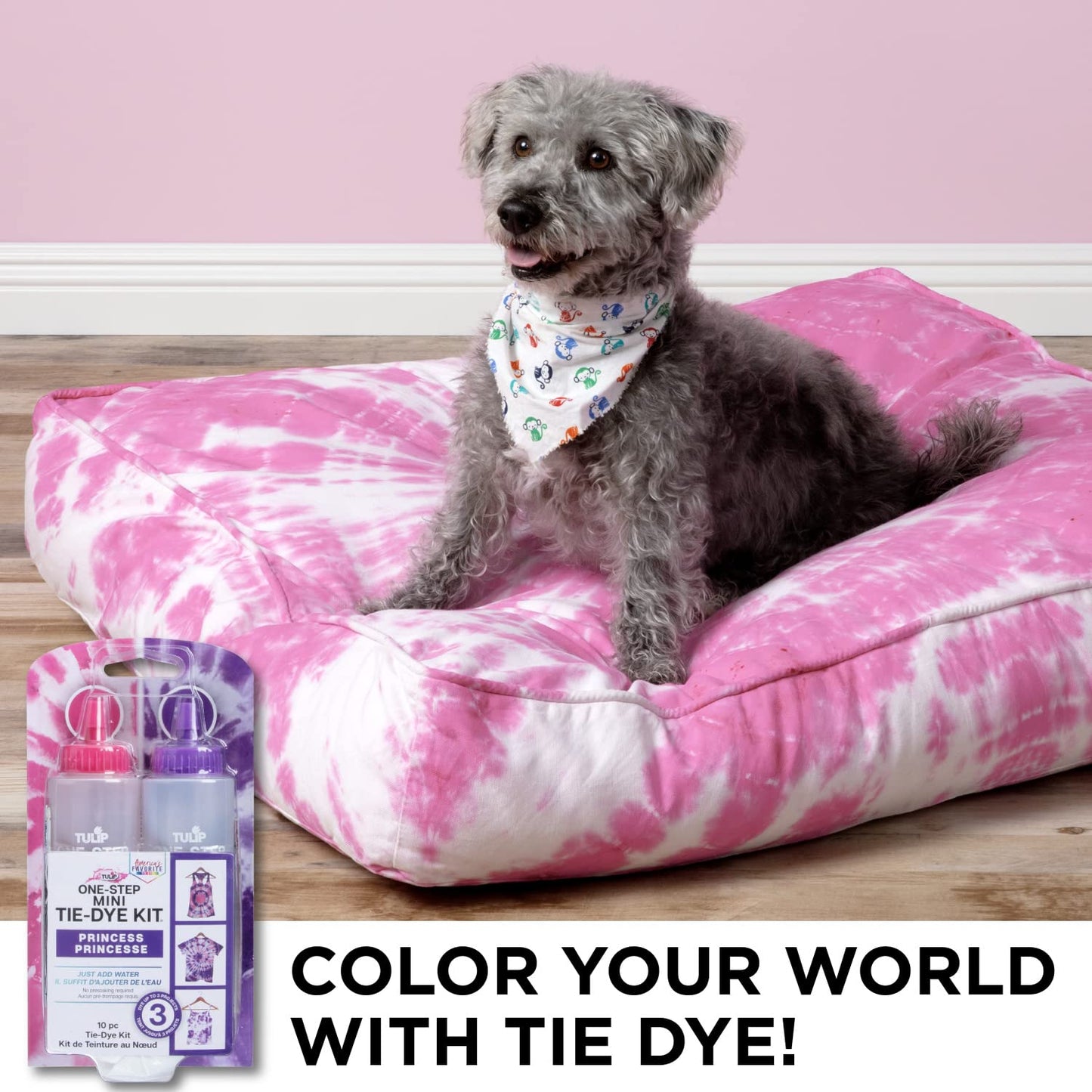 One Step Mini Princess Kit in Pink and Purple Tie Dye