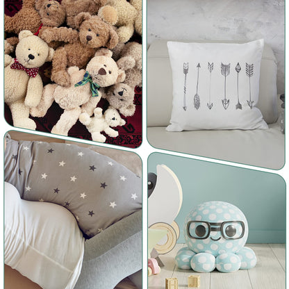 1.8oz Polyester Fill, Premium Polyester Fiberfill, Recycled Polyester Fiber, Stuffing for Stuffed Animals, High Resilience Stuffing Fluff Fiberfill for Pillow Filling, Animals Dolls DlY