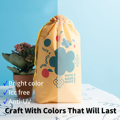 Sublimation Ink Refill for EcoTank Printer ET-2400 ET-2720 ET-2760 ET-2800 ET-2803 ET-2830 ET-4800 ET-3760 ET-2850 ET-4700 ET-15000, Vibrant Color ICC-Free