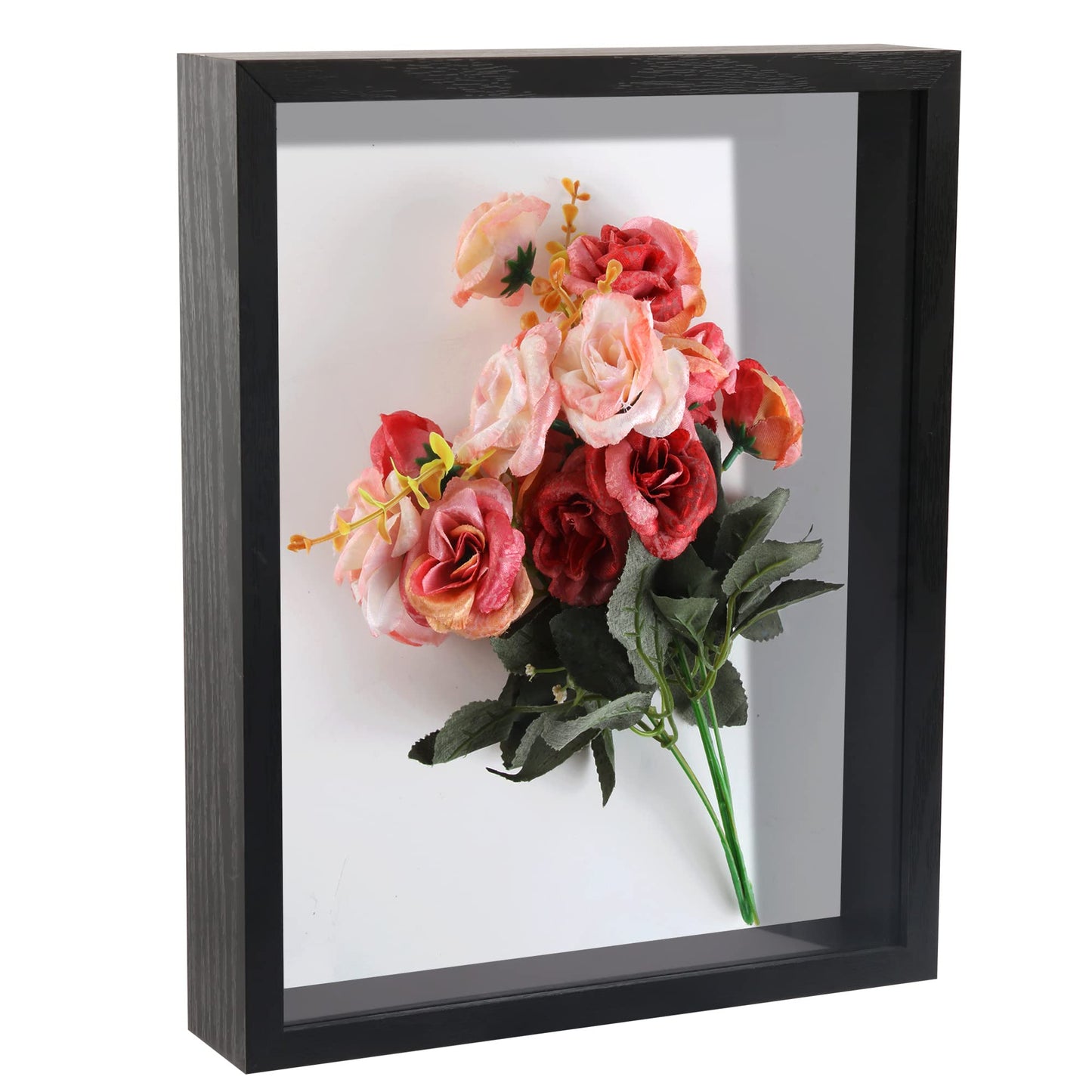 11x14 Shadow Box Frame, Display Case, Memory Box, Wood Picture Frame Black, 1 Pack