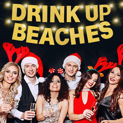 167Pcs DIY Glitter Customizable Banner Kit Custom Banner Happy Birthday Letter Banners Including Personalized Banner Decor for Christmas Baby Shower Birthday Party Decorations Supplies(Glitter Gold