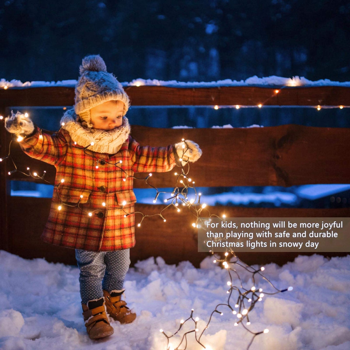 Extra-Long 95FT 240LED Christmas String Lights Outdoor/Indoor Waterproof, Timer & Memory & 8 Modes, Warm White String Lights Green Wire Tree Lights For Xmas Holiday Party Garden Tree Decorations